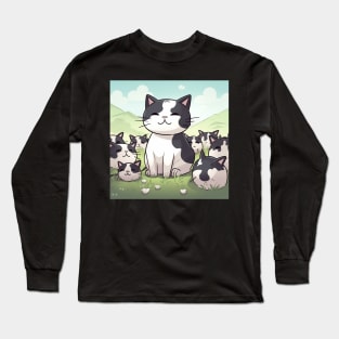 The Cow Cat Army Long Sleeve T-Shirt